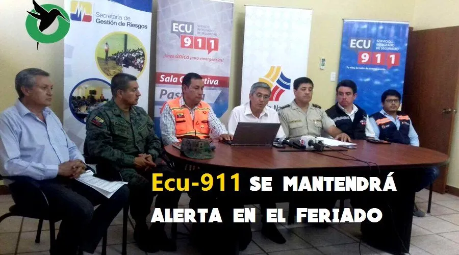 ECU 911 se mantendrá 100% operativo durante el feriado de noviembre en Pastaza