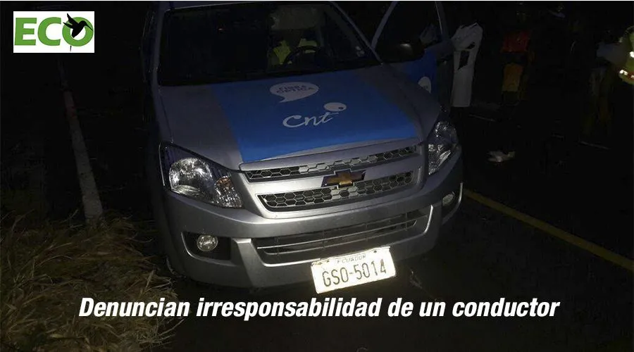 Denuncian irresponsabilidad de un conductor