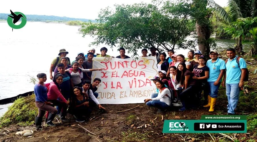 Minga de limpieza se realizó en la cuenca baja del río Puyo