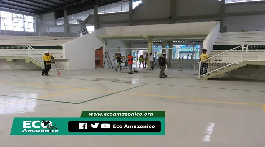 GAD de Mera remodeló el Coliseo de Shell con un monto de $ 150.000 || Eco-Amazónico 2016