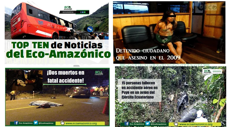 El Top Ten de Noticias del Eco-Amazónico del 2016