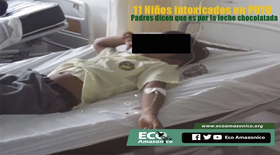 11 menores intoxicados llegan al Hospital Puyo