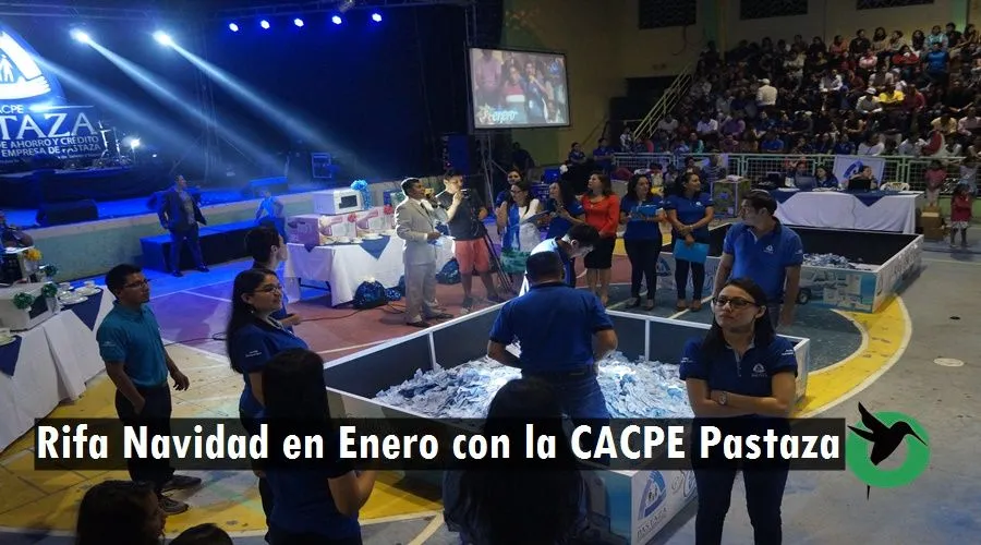 Rifa Navidad en Enero con la CACPE Pastaza