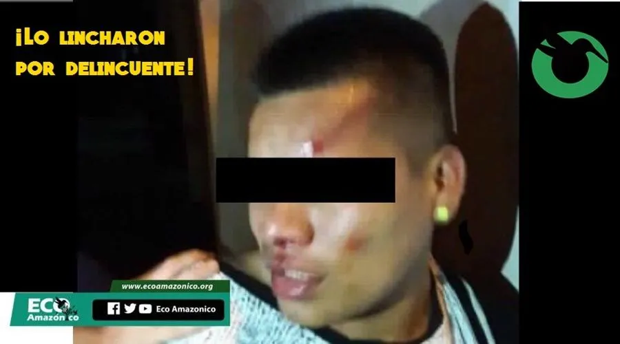 ¡Lo lincharon por delincuente!