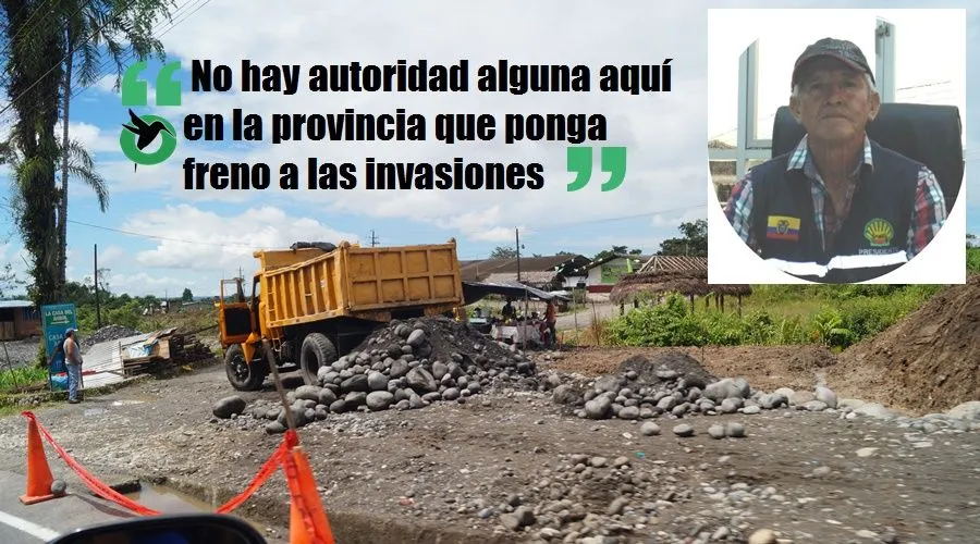 Arturo Saravia frente a las invasiones en la Té Zulay