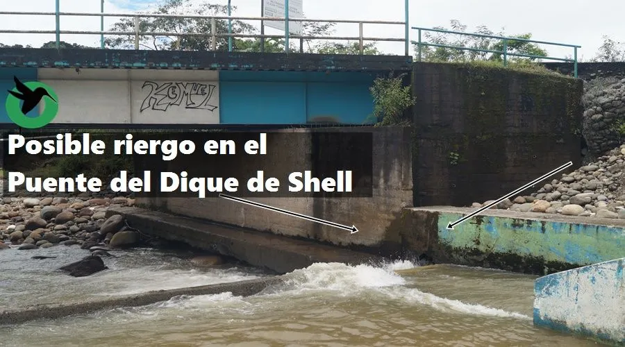 En posible riergo en Puente de Shell