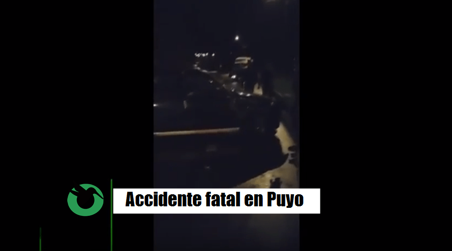 Fatal accidente en el en sector de Santa Rosa