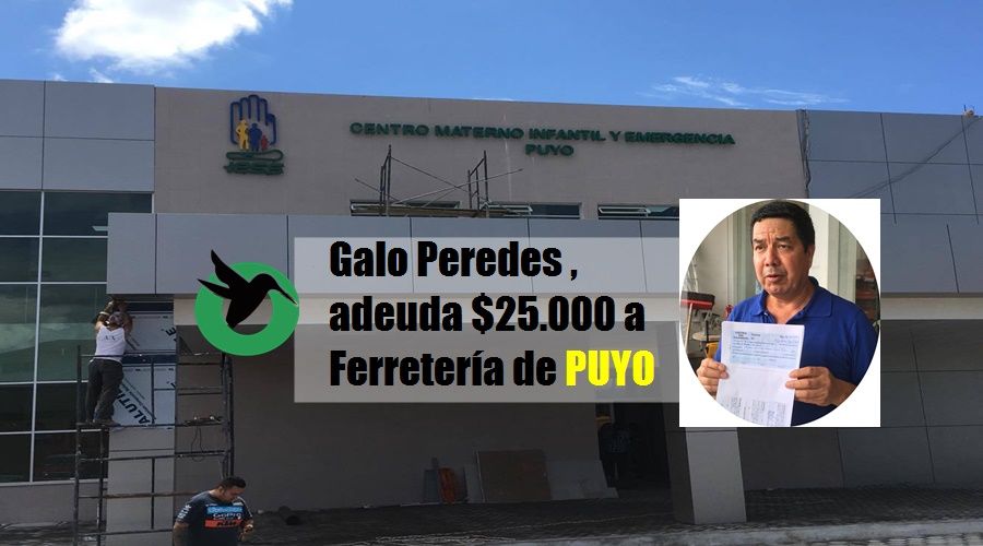 Contratista del IESS adeuda a Ferretería de Puyo