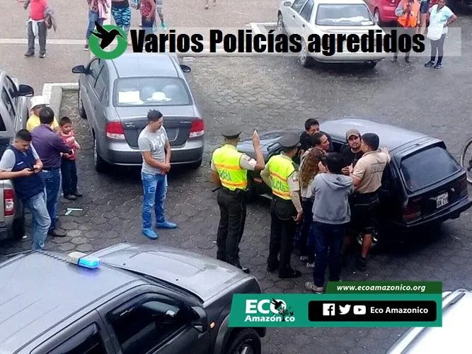 Varios policías agredidos por turistas ene estado etílico