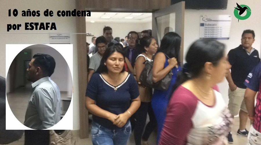 10 Años de condena por el delito de Estafa