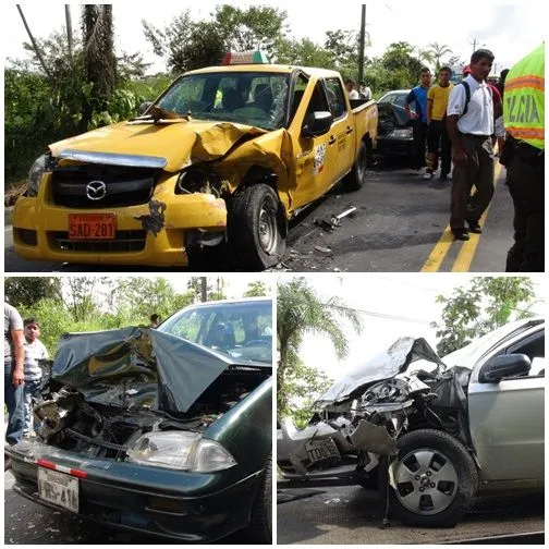 Tripe accidente en la vía Puyo-Shell