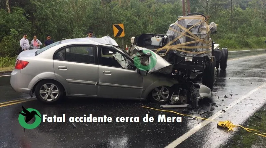 Fatal accidente cerca al puente del Alpayacu