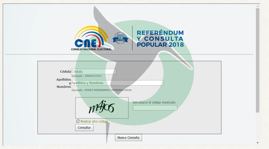 Consulte su mesa y LUGAR DE VOTACIÓN para las Elecciones 2018 en Ecuador