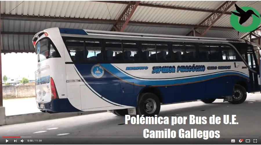 Bronca por el Bus de la Camilo gALLEGOS