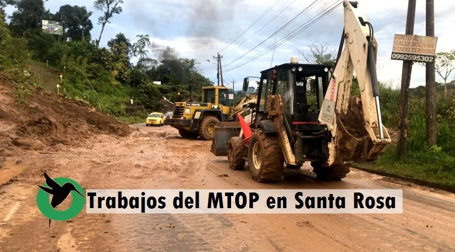 MTOP trabaja en Santa Rosa