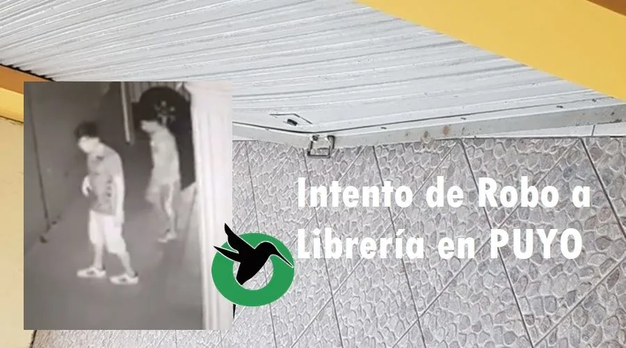 Intentan robar librería de Puyo