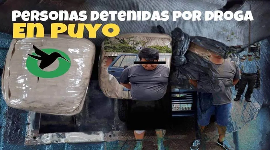 Decomisan droga en Puyo