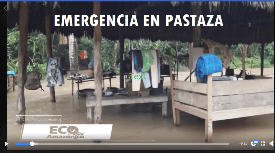 Emergencia en Pastaza