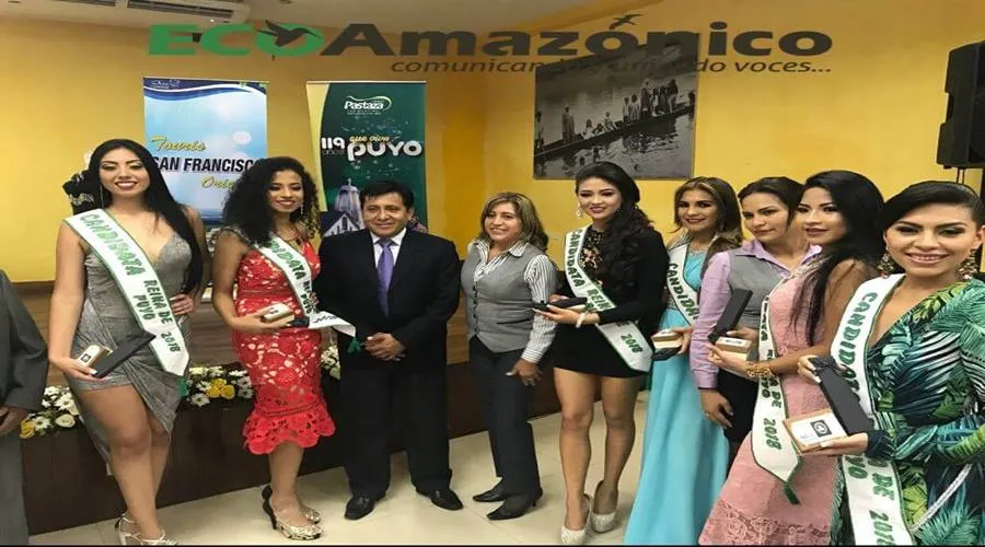 Touris San Francisco entrego la corona para Reina de Puyo 2018