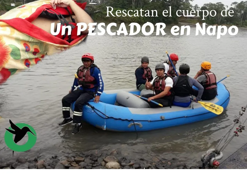 Se rescata a uno de dos pescadores de cayeron en el Río Napo