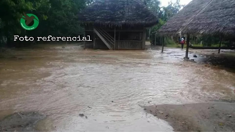 20 personas rescatadas de inundación en el río Anzu