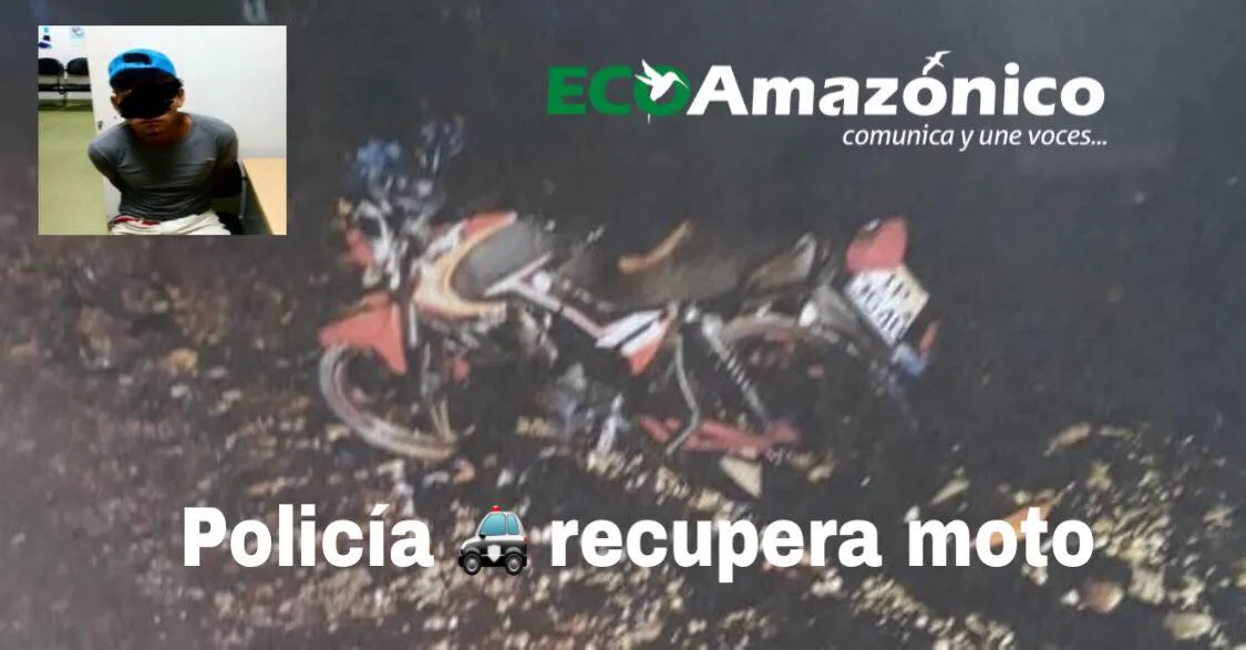 Policía evita un robo de una moto en Puyo