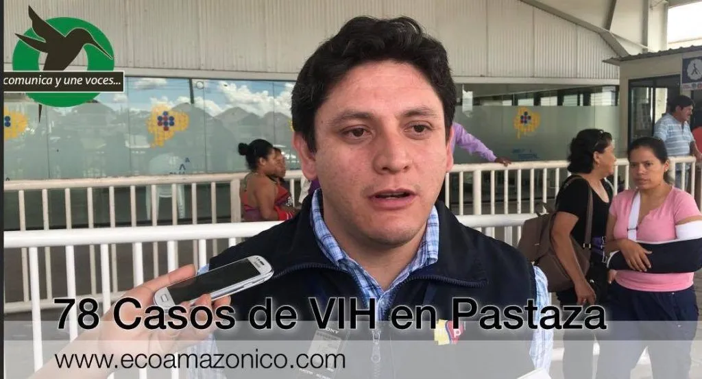 Explicación de los casos Virus VIH, en Pastaza