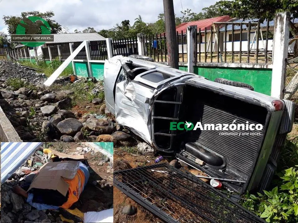 Fatal accidente en la vía a Macas