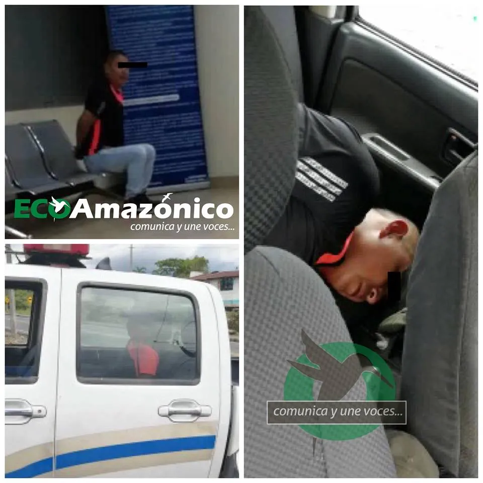 Detienen a una persona en la vía a Macas