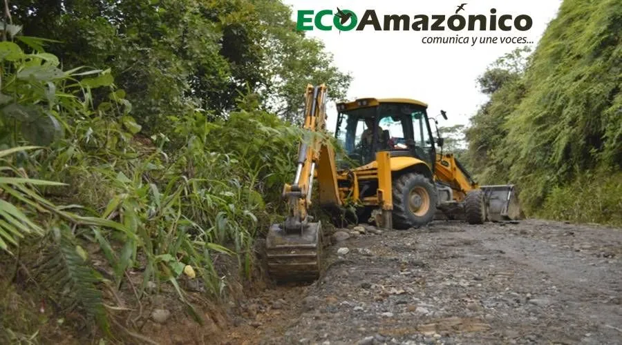 36 Km de vía construida en Copataza