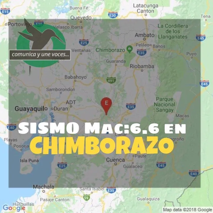 Sismo en Chimborazo