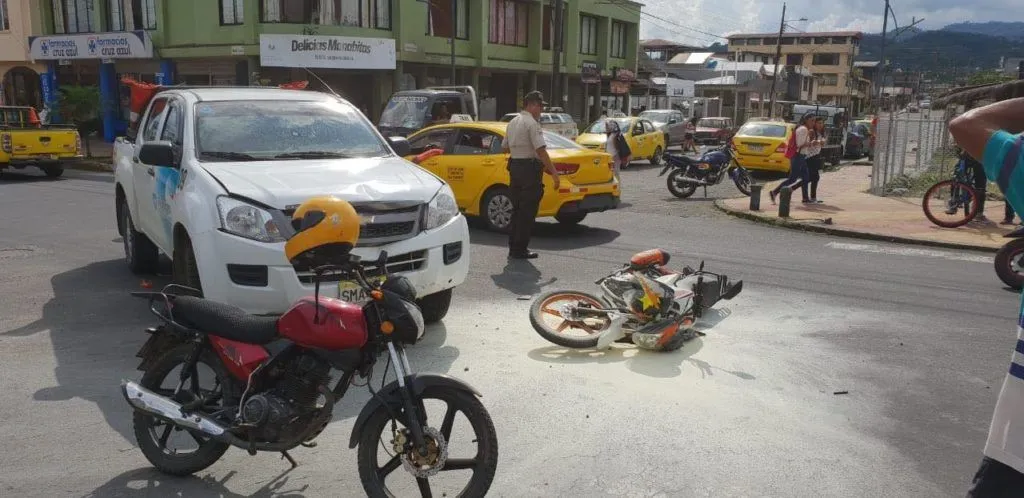 Accidente con un vehículo del Patronato Provincial de Pastaza