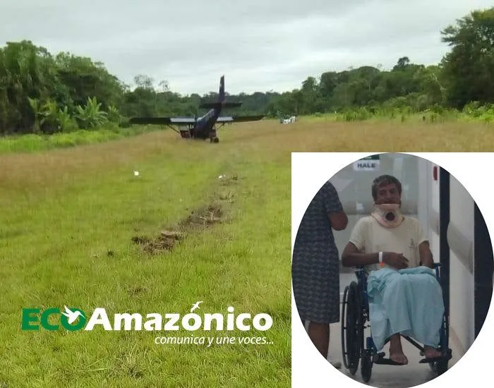 Dos heridos en accidente aéreo en Pastaza