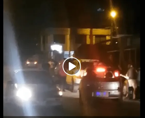 Pelea callejera en el Barrio Obrero