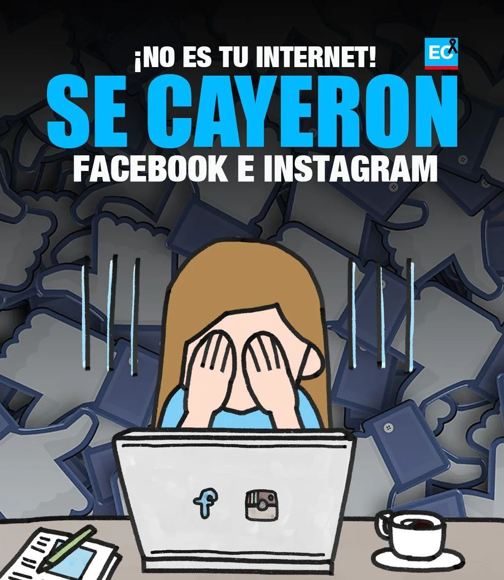 Facebook y Messenger cayeron a nivel mundial