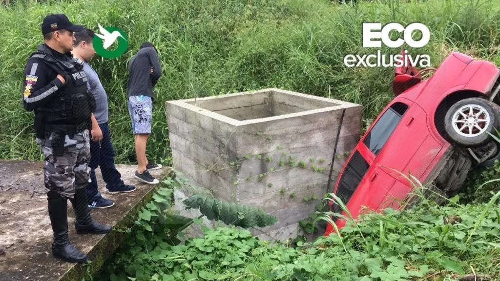 Accidente de tránsito cerca del Parque Acuático de Puyo