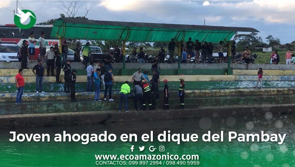 Adolescente muere ahogado en el dique del Pambay