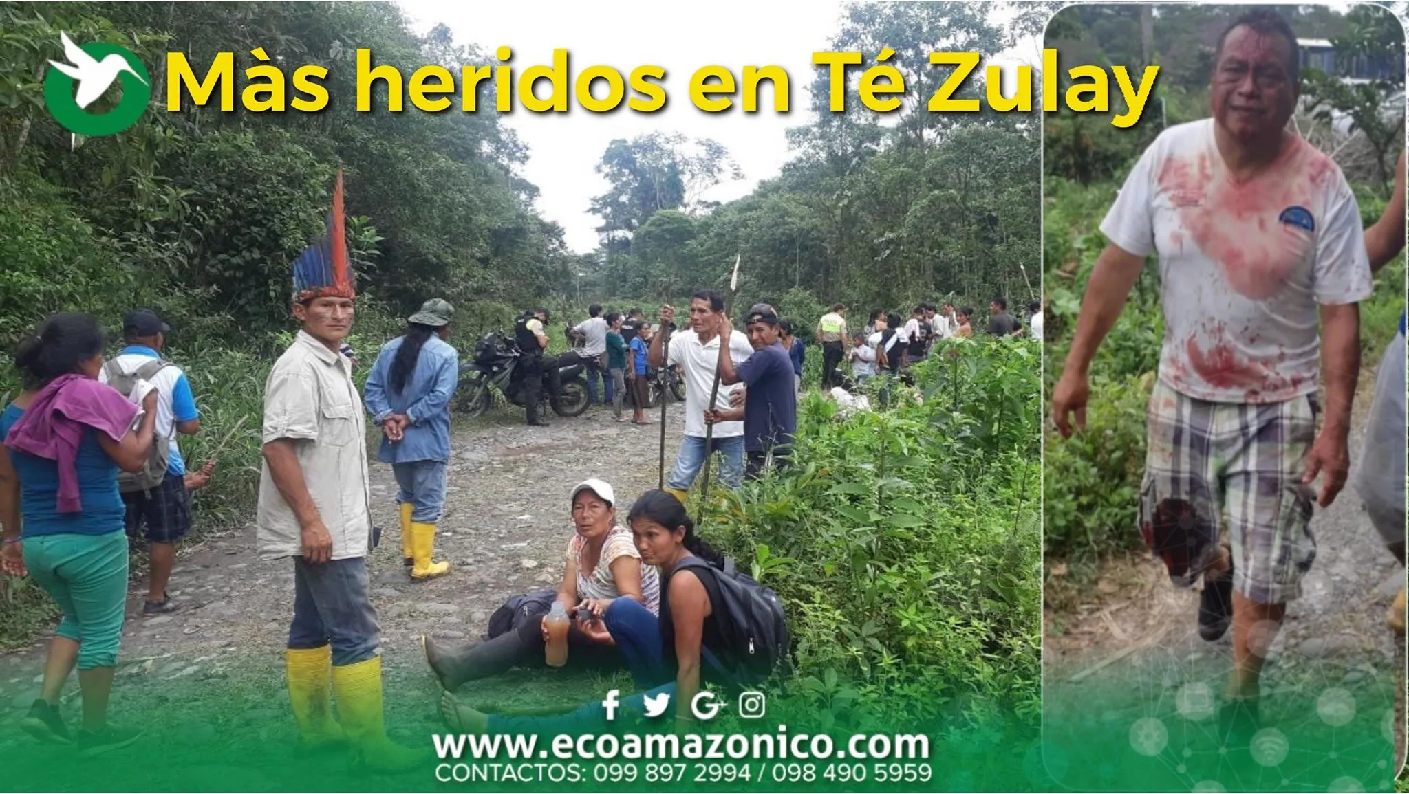 8 heridos en té Zulay