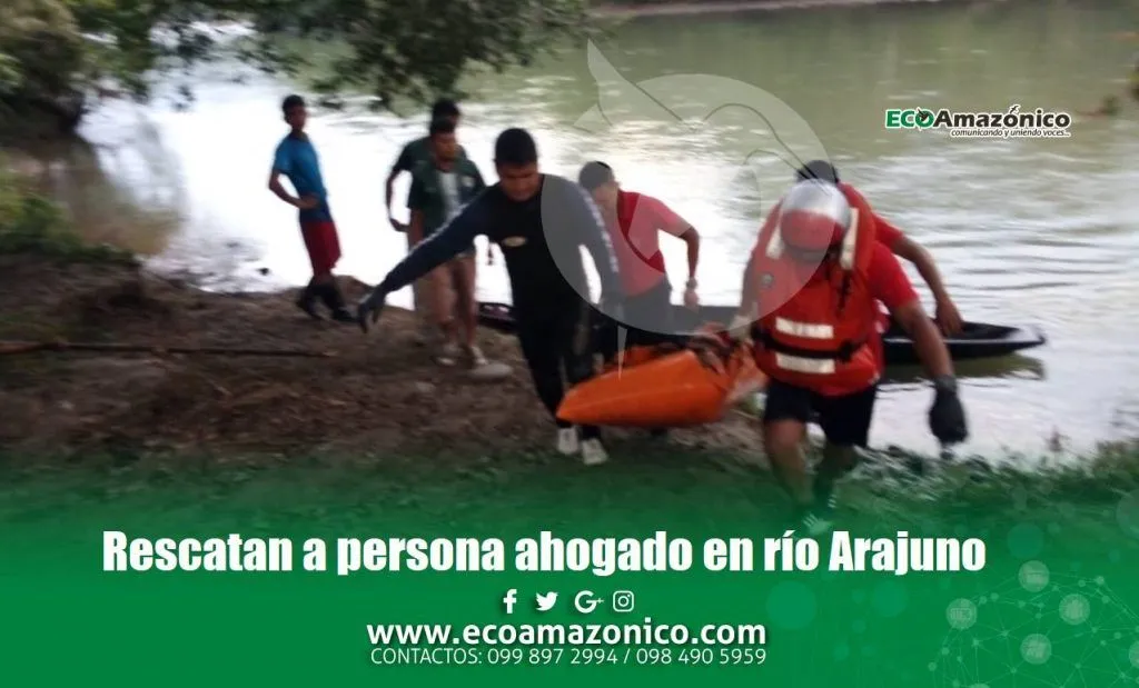 Nuevo ahogado en Pastaza esta vez en el río Arajuno