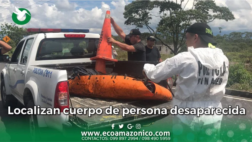 Se encuentra el cuerpo de persona desaparecida en la vía 10 de Agosto