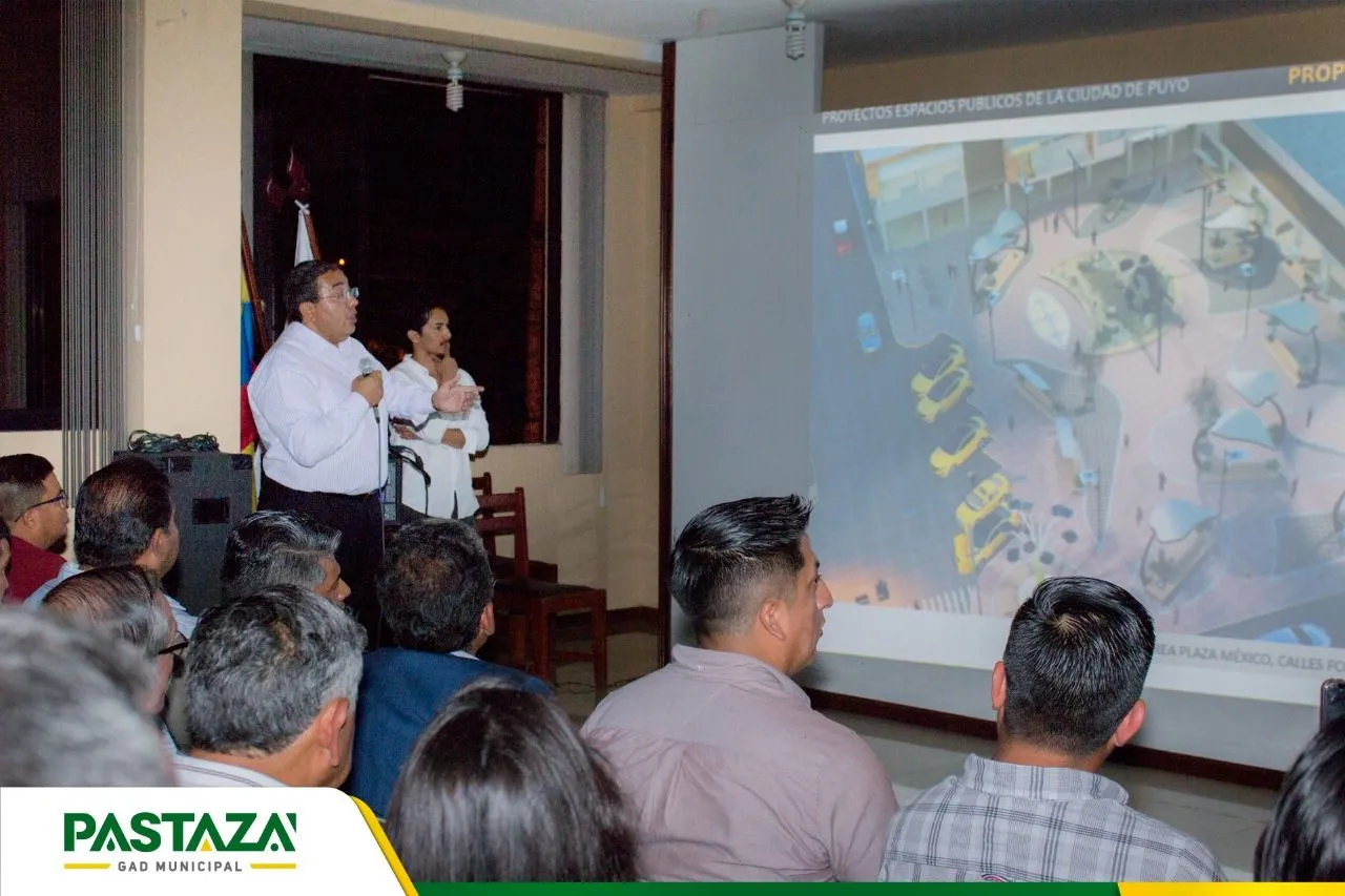 Municipio presenta diseños para modernizar Puyo .