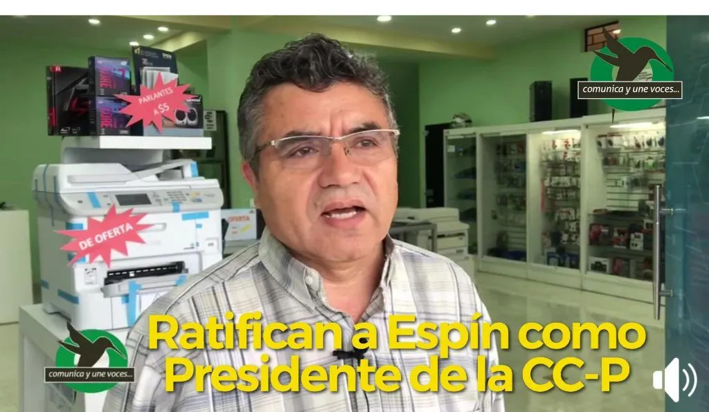 Espín ratificado como Presidente de la Cámara de Comercio de Pastaza