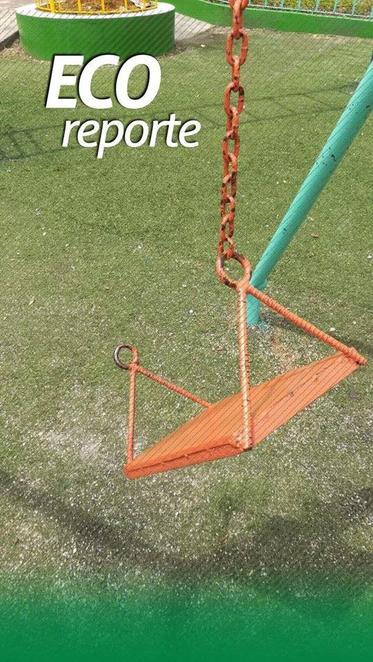 Pedido el arreglo de juegos infantiles en el Barrio el Dorado