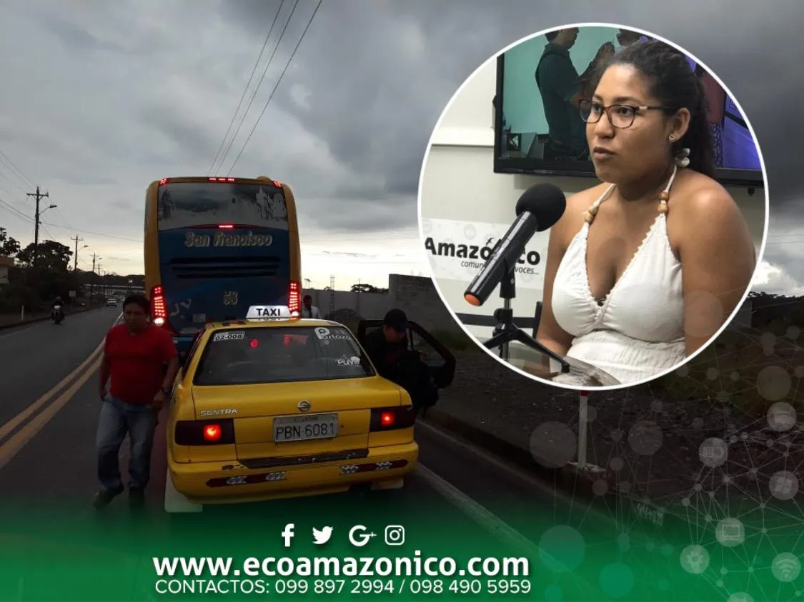 Denuncian mala actitud de una taxista de Puyo