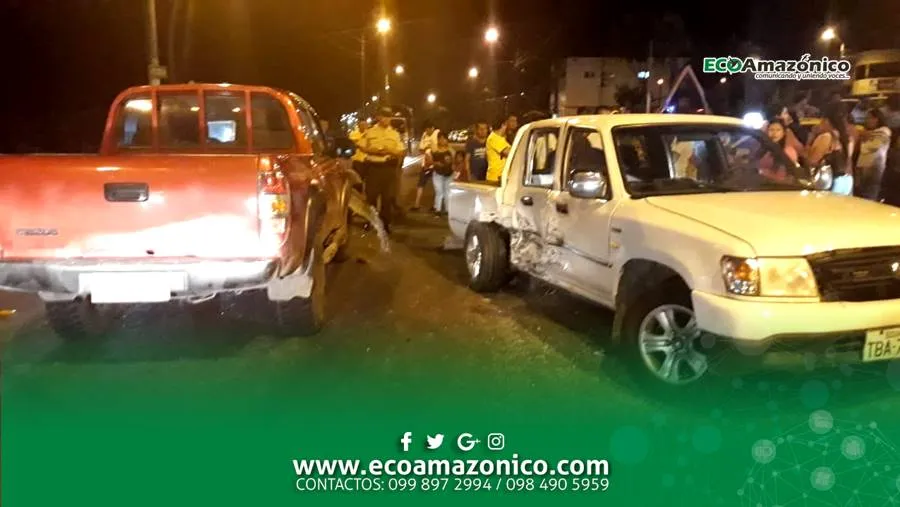 Accidente de tránsito en la entrada al Barrio la Merced