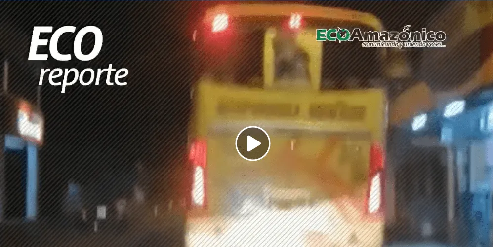 Denuncia en contra de una unidad de trasporte Expreso Baños