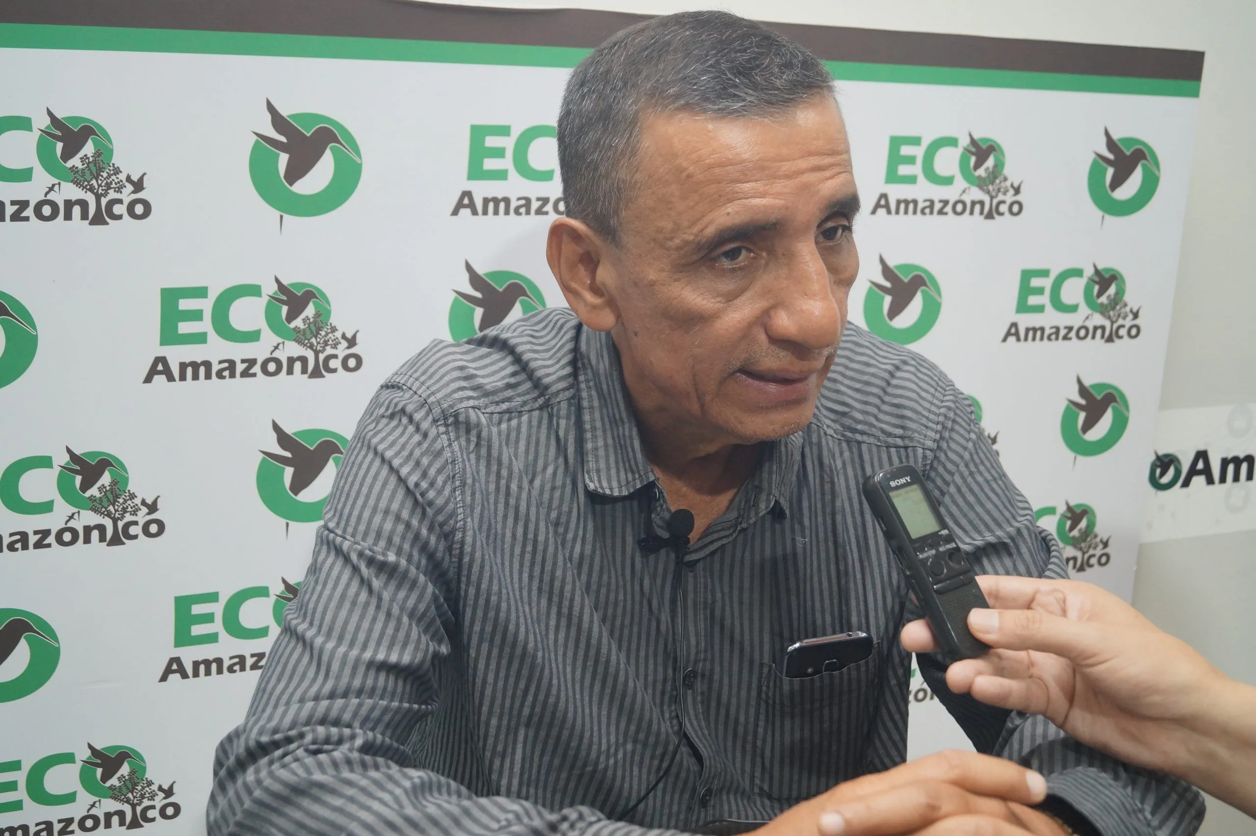 Hugo Cedeño defiendo el Plan Maestro de Alcantarillado