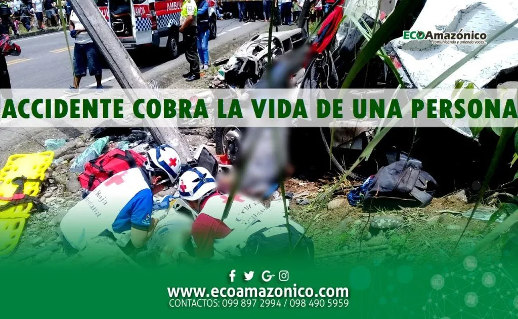 Un fallecido y varios heridos en accidente de tránsito sector del río Sandalias