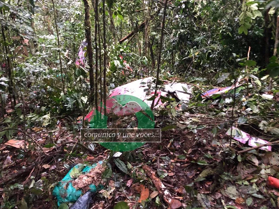 Accidente aéreo en Pastaza