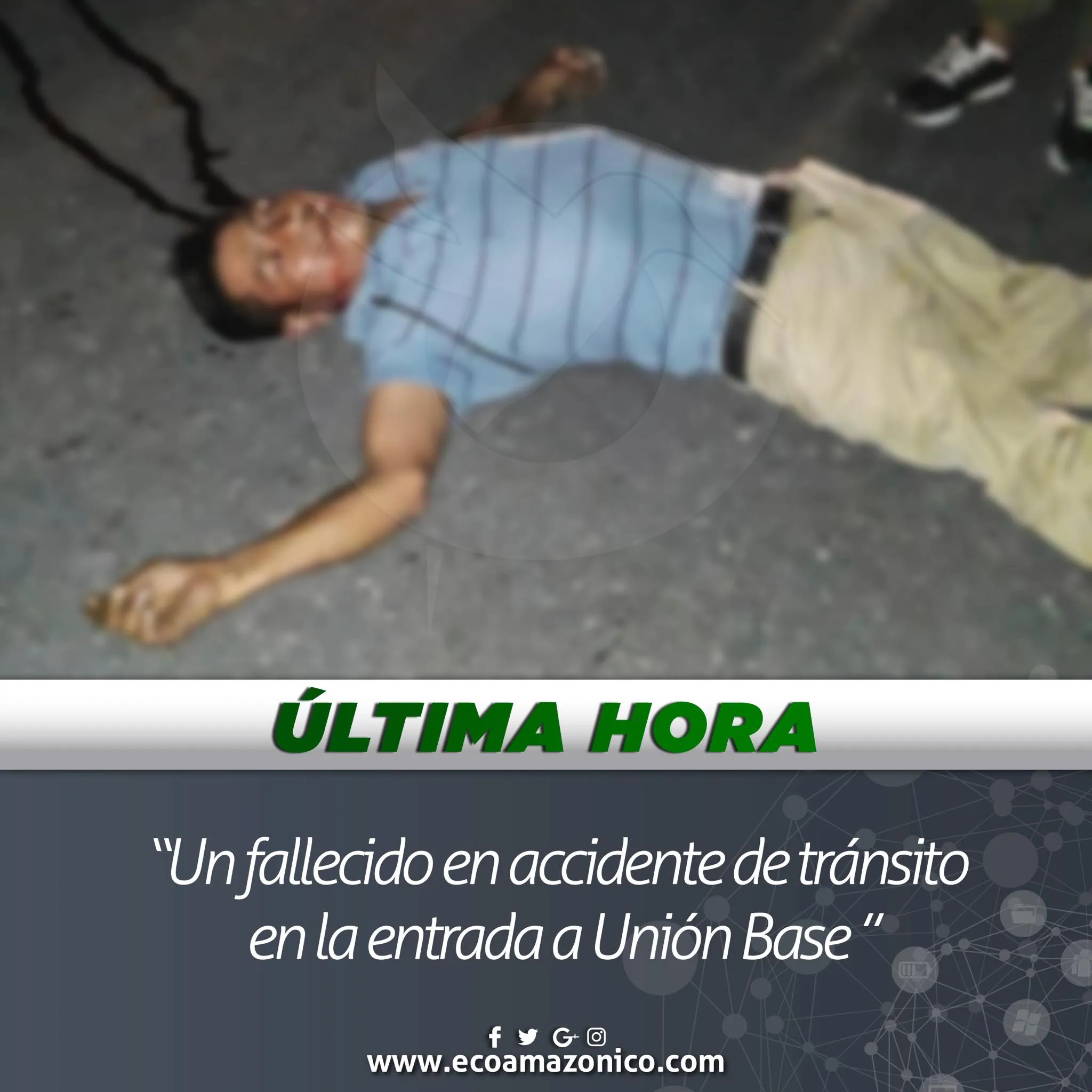 Ciclista fallece en la vía a lo Ángeles